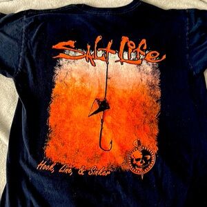 Salt Life Black Hook, Line, and Sinker Size Medium